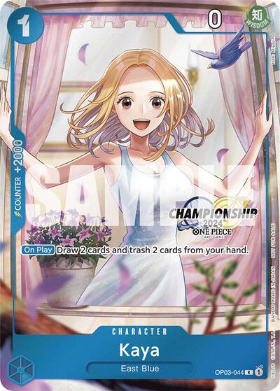 Kaya (CS 2024 Celebration Pack) - OP03-044 - Rare - One Piece Promotion Cards