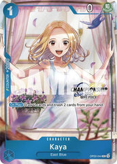 Kaya (CS 2024 Celebration Pack) - OP03-044 - Rare - One Piece Promotion Cards