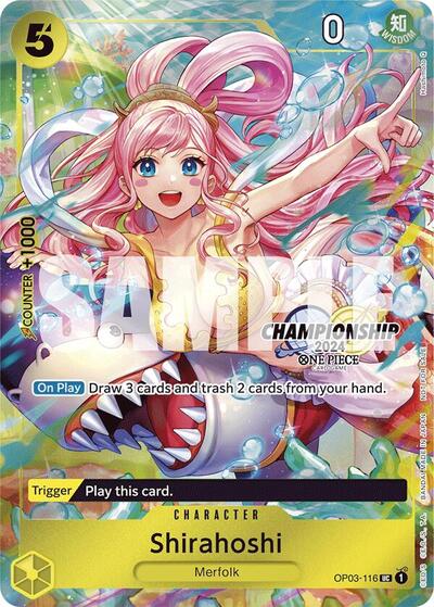 Shirahoshi (CS 2024 Celebration Pack) - OP03-116 - Uncommon - One Piece Promotion Cards