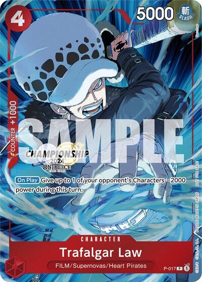 Trafalgar Law (CS 2024 Celebration Pack) - P-017 - Promo - One Piece Promotion Cards