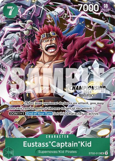 Eustass"Captain"Kid (CS 2024 Celebration Pack) - ST02-013 - Super Rare - One Piece Promotion Cards
