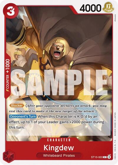 Kingdew - ST15-003 - Common - RED Edward.Newgate