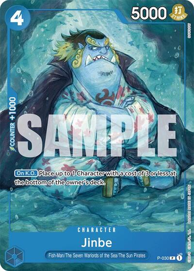 Jinbe - P-030 - Promo - BLUE Donquixote Doflamingo