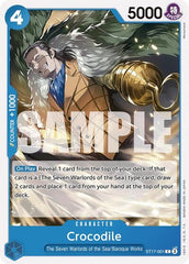 Crocodile - ST17-001 - Common - ST-17: Starter Deck 17 BLUE Donquixote Doflamingo