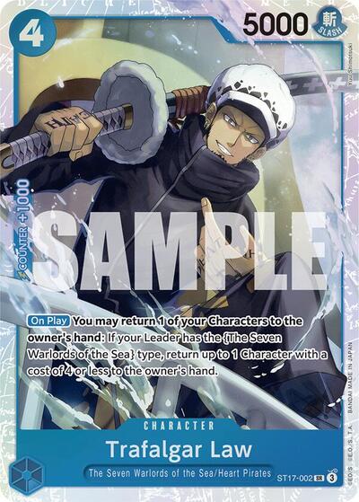 Trafalgar Law - ST17-002 - Super Rare - BLUE Donquixote Doflamingo
