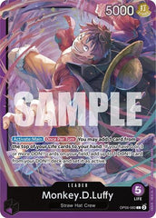 Monkey.D.Luffy - OP05-060 - Leader - PURPLE Monkey.D.Luffy