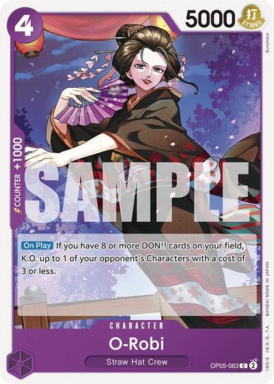 O-Robi - OP05-063 - Common - PURPLE Monkey.D.Luffy