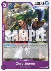 Zoro-Juurou - OP05-067 - Rare - PURPLE Monkey.D.Luffy