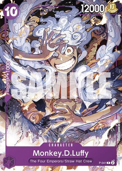 Monkey.D.Luffy - P-041 - Promo - PURPLE Monkey.D.Luffy