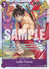 Luffy-Tarou - ST18-005 - Super Rare - PURPLE Monkey.D.Luffy