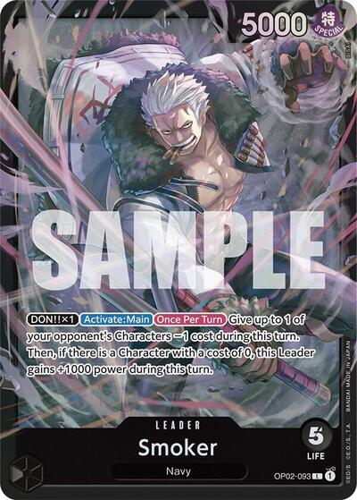 Smoker - OP02-093 - Leader - BLACK Smoker