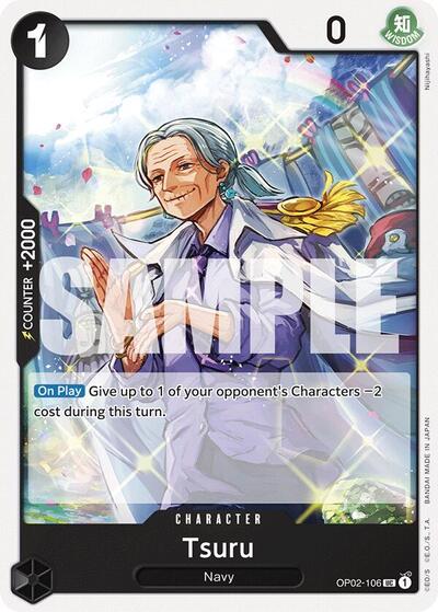Tsuru - OP02-106 - Uncommon - BLACK Smoker