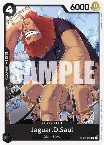 Jaguar.D.Saul - OP02-109 - Common - BLACK Smoker