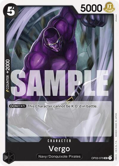 Vergo - OP03-079 - Uncommon - BLACK Smoker