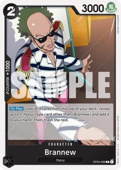 Brannew - OP03-089 - Rare - BLACK Smoker