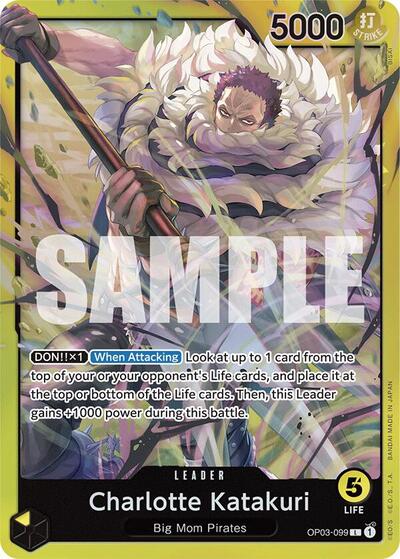 Charlotte Katakuri - OP03-099 - Leader - YELLOW Charlotte Katakuri