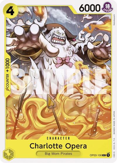 Charlotte Opera - OP03-106 - Common - YELLOW Charlotte Katakuri