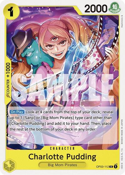 Charlotte Pudding - OP03-112 - Rare - YELLOW Charlotte Katakuri