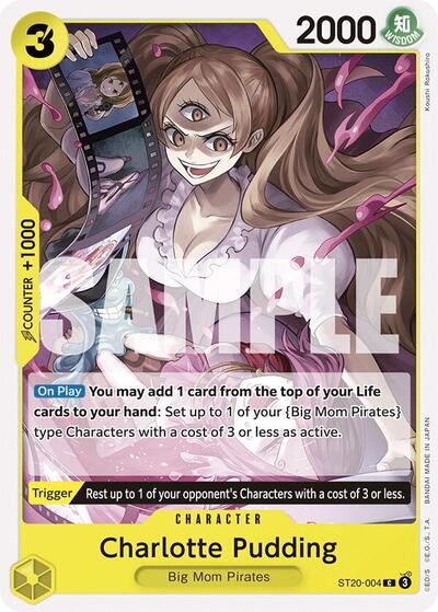Charlotte Pudding - ST20-004 - Common - YELLOW Charlotte Katakuri