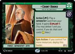 Count Dooku - Face of the Confederacy - 005/257 - Common - Twilight of the Republic