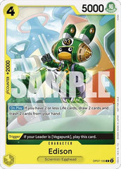 Edison (Tournament Pack 2024 Oct.-Dec.) - OP07-100 - Common - One Piece Promotion Cards