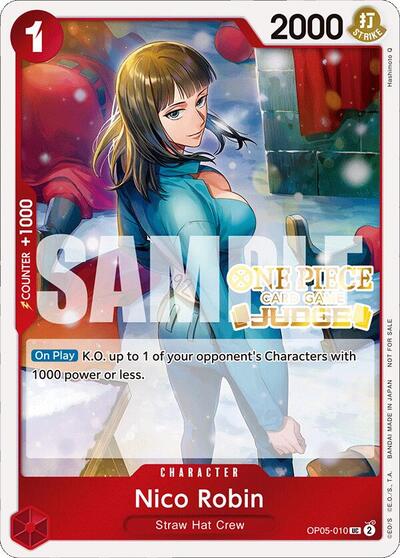 Nico Robin (Judge Pack Vol. 4) - OP05-010 - Uncommon - One Piece Promotion Cards