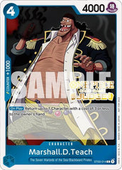 Marshall.D.Teach (Judge Pack Vol. 4) - ST03-014 - Common - One Piece Promotion Cards