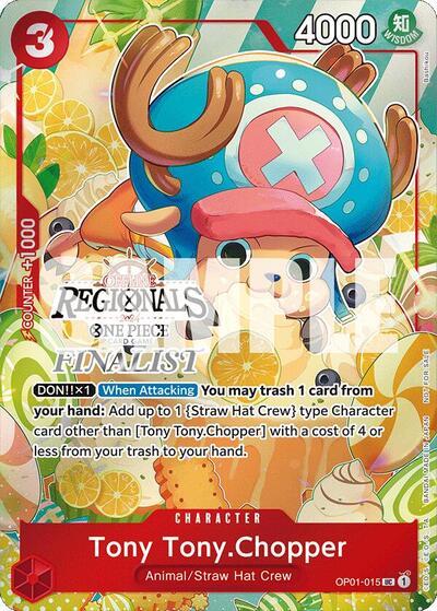 Tony Tony.Chopper (Offline Regional 2024 Vol. 3) [Finalist] - OP01-015 - Uncommon - One Piece Promotion Cards