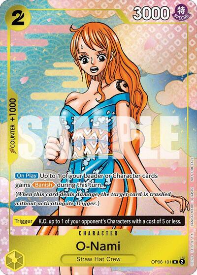 O-Nami (Event Pack Vol. 5) - OP06-101 - Rare - One Piece Promotion Cards