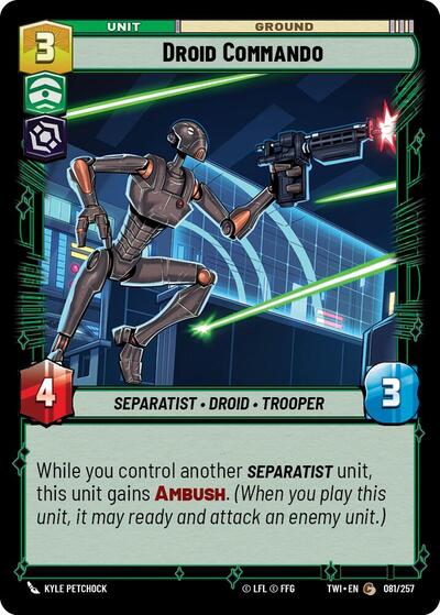Droid Commando - 081/257 - Common - Twilight of the Republic