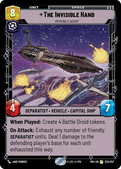 The Invisible Hand - Imposing Flagship - 234/257 - Rare - Twilight of the Republic