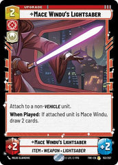 Mace Windu's Lightsaber - 152/257 - Rare - Twilight of the Republic