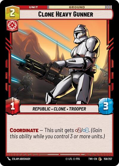 Clone Heavy Gunner - 158/257 - Common - Twilight of the Republic