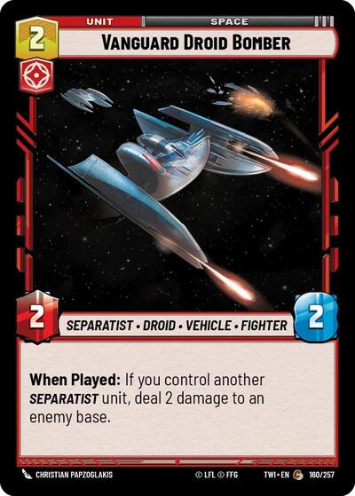 Vanguard Droid Bomber - 160/257 - Common - Twilight of the Republic