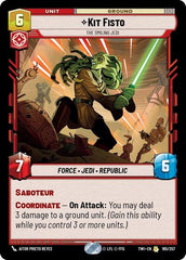 Kit Fisto - The Smiling Jedi - 165/257 - Rare - Twilight of the Republic