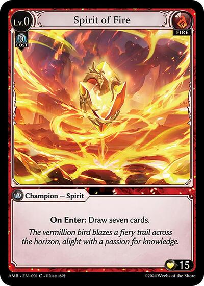Spirit of Fire - 001 - Common - Mortal Ambition