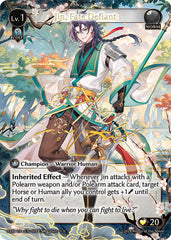 Jin, Fate Defiant - 004 - Collector Super Rare - Mortal Ambition