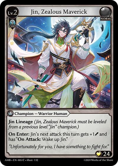 Jin, Zealous Maverick - 005 - Common - Mortal Ambition
