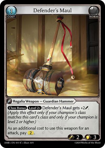 Defender's Maul - 011 - Common - Mortal Ambition