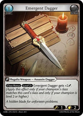 Emergent Dagger - 012 - Common - Mortal Ambition