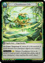 Cloudstone Orb - 027 - Super Rare - Mortal Ambition