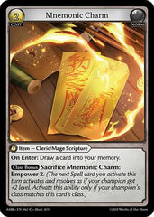 Mnemonic Charm - 061 - Common - Mortal Ambition