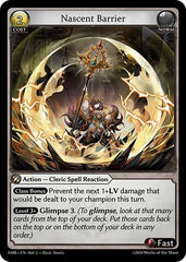 Nascent Barrier - 064 - Uncommon - Mortal Ambition