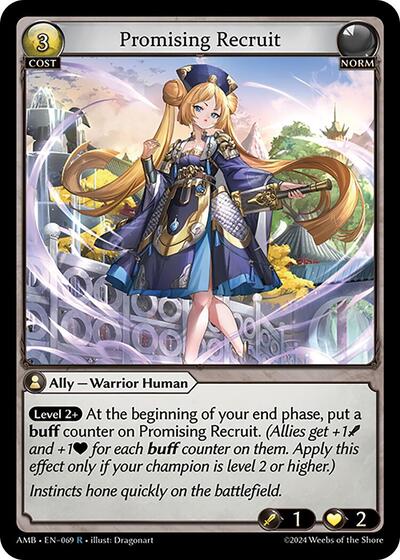 Promising Recruit - 069 - Rare - Mortal Ambition