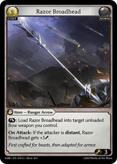 Razor Broadhead - 070 - Uncommon - Mortal Ambition