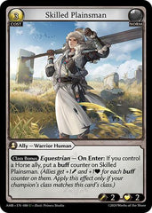 Skilled Plainsman - 080 - Uncommon - Mortal Ambition