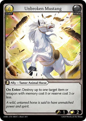 Unbroken Mustang - 088 - Common - Mortal Ambition