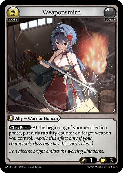 Weaponsmith - 092 - Common - Mortal Ambition