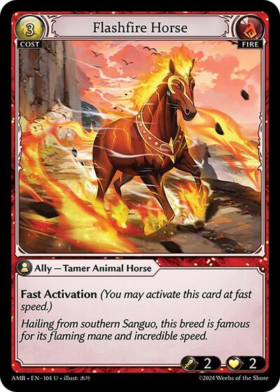 Flashfire Horse - 104 - Uncommon - Mortal Ambition