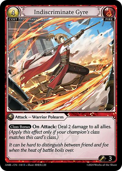 Indiscriminate Gyre - 110 - Rare - Mortal Ambition